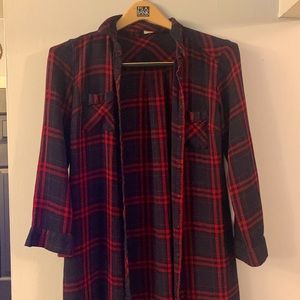 Maurices flannel duster.